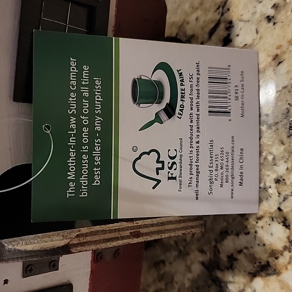 Mother in law suite birdhouse NWT - Picture 6 of 8